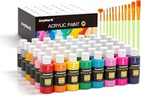 Acrylfarben Set 48 Farben Klassisch KüNstlerbedarf Malen Basteln 2,88 L