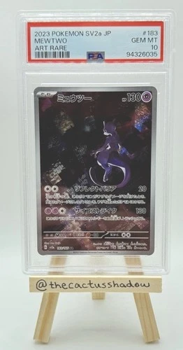 PSA 10 - Pokemon Sv2a: 151 Mewtwo Holo Art Rare #183 (Japanese)