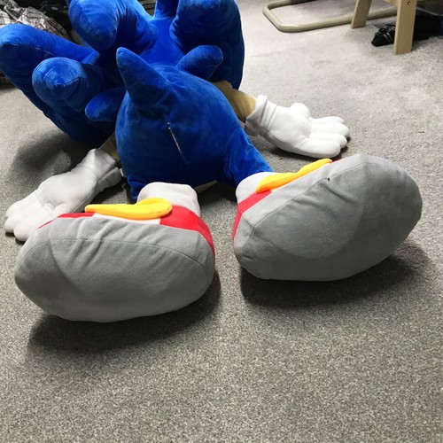Play By Play - Riesiger Sonic The Hedgehog Plüsch 3 Fuß groß / 2 Fuß sitzend SEGA - Bild 16 von 18