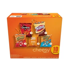 Frito-Lay Cheesy Snack Chips Variety Pack, 18 Count Multipack