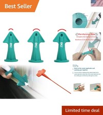 Jeu adaptateur buse pistolet à calfeutrer silicone réutilisable outils d'étanchéité 3 tailles