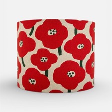 Retro Vintage Flower Lampshade, Green Pink, Cream, ?70 Scandi / Japanese stlye