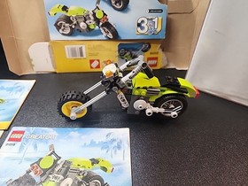 Preowned LEGO CREATOR: Highway Cruiser (31018) Box Instructions 98% Complete