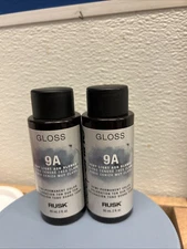 Rusk Deep Shine 9A Very Light Ash Blonde Demi-Permanent Color 2oz PACK OF 2