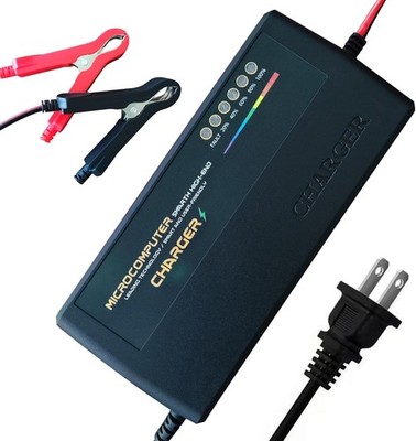 48V Lithium Battery Charger, 58.4V 5A LiFePO4 Battery Charger for 48V(51.2) V Li