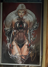 Absolute Comics White Widow Naked Truth Signed Benny Powell Jamie Tyndall Cover