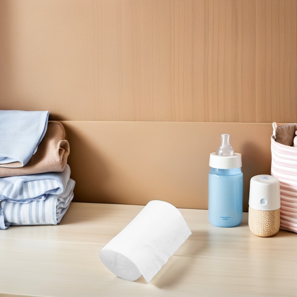 100 Sheets/Roll Baby Flushable Biodegradable Cloth Nappy Diaper Bamboo Liners