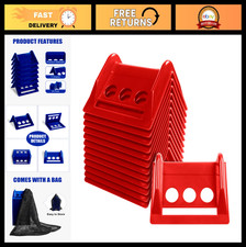 24 Pack 4" Flatbed Edge Protectors - Plastic Corner Protectors with Carrying Cas