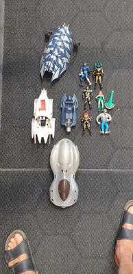 Kenner  Batman Robin  Fahrzeug Batmobil Schneemobil 6 Figuren