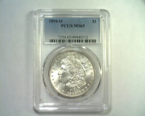 1898-O MORGAN SILVER DOLLAR PCGS MS65 NICE ORIGINAL COIN BOBS COINS FAST SHIP