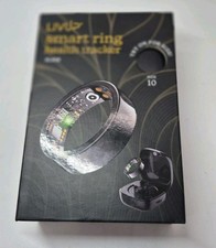 LivUp Smart Ring Health Tracker, Black Size 10