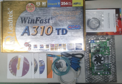LEADTEK WINFAST A310 GEFORCE FX5600 256MB DDR AGP8x DVI VGA MyViVo Edition Top