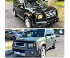 2003 To 2006 Honda Element Leftright Side Black Headlights W3544 Dw 2003 To 2006 Honda Element Leftright Side Black Headlights W3544 Dw