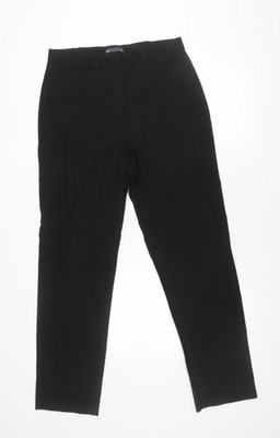 Schwarze Anzughose Herren UK Größe M Marks and Spencer normale Passform