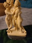 Three Grace's Statue From Italy by Santini Sculpture Vintage