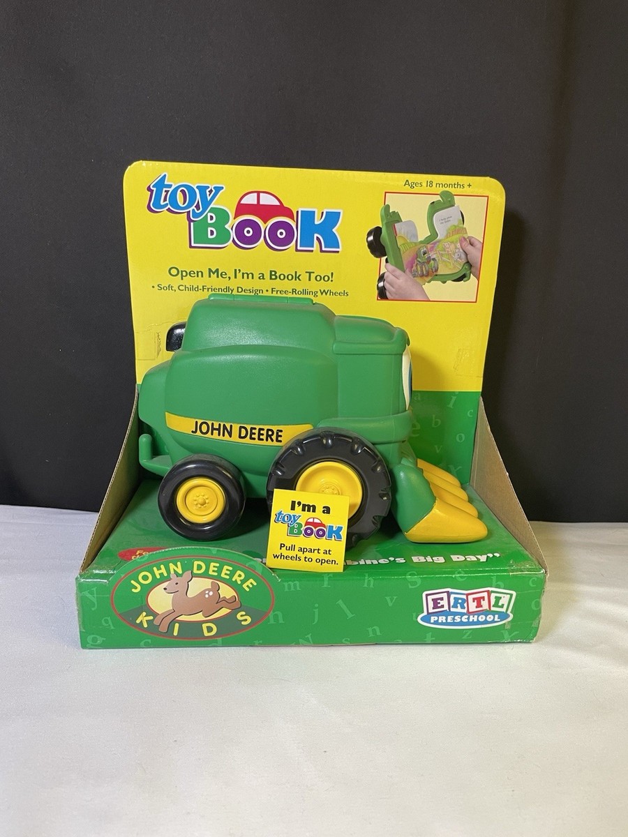 John Deere Ertl Tractor COREY COMBINE'S BIG DAY Book Toy Farm