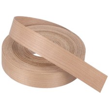 Cherry Edge Banding, 1 in x 50 ft Wood Veneer Tape, Pre-glued Flexible