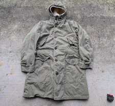 USGI M-1947 M47 Winter Parka With Liner Military Jacket USAF Overcoat Small