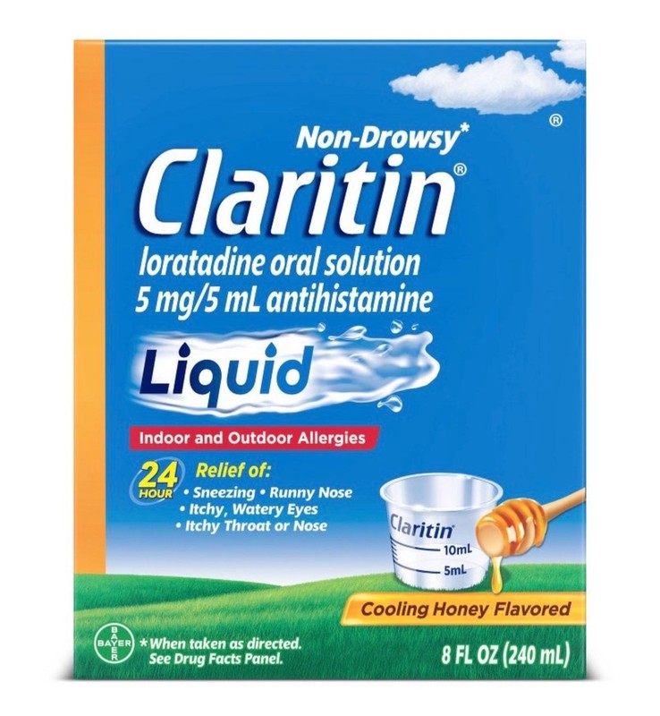 Claritin Cooling Honey Liquid Allergy Relief 8 Fl Oz Non Drowsy 24 Hr Exp 11/26