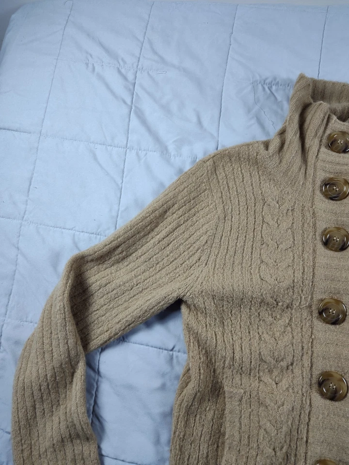 Energie Sweater Women’s Large Acrylic Blend Button Up Long Sleeve Pockets - Image 3 of 4