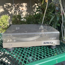 Vintage Sony PS-4300 Fully Automatic Stereo Direct Drive Turntable powers on