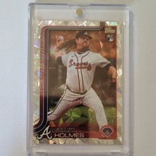 Topps 2025 Series 2 Grant Holmes #414 Atlanta Braves RC Rookie Card. rookie card picture