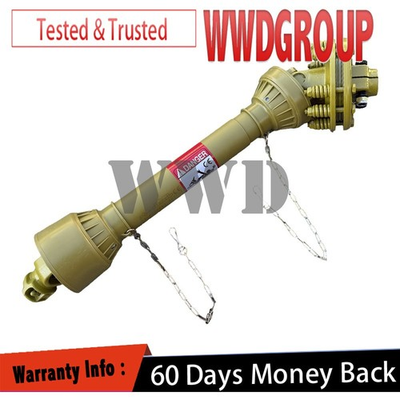 #ad 1 3 8quot; PTO Drive Shaft 6 Spline Both Ends PTO Driveline Shaft 31.5quot; 41quot; Yellow $119.99