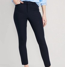 Old Navy High Rise Pixie Skinny Ankle Pants Size 16 Tall Navy Blue
