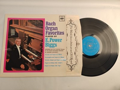 Bach Organ Favorites - Bach E. Power Biggs, UK Vinyl, LP, Reissue