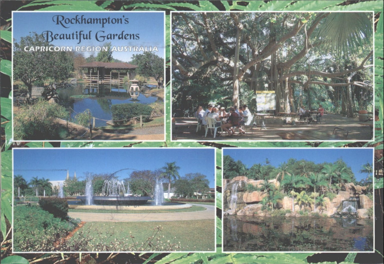 Rockhampton's Beautiful Gardens Postcard 1999 Capricorn Region Australia
