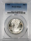1941 Walking Liberty Half Dollar - PCGS Graded MS63 PQ !!