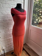 Self Portrait Red Dress UK 12 Sparkly Bodycon Evening Party Hotfix Crystal