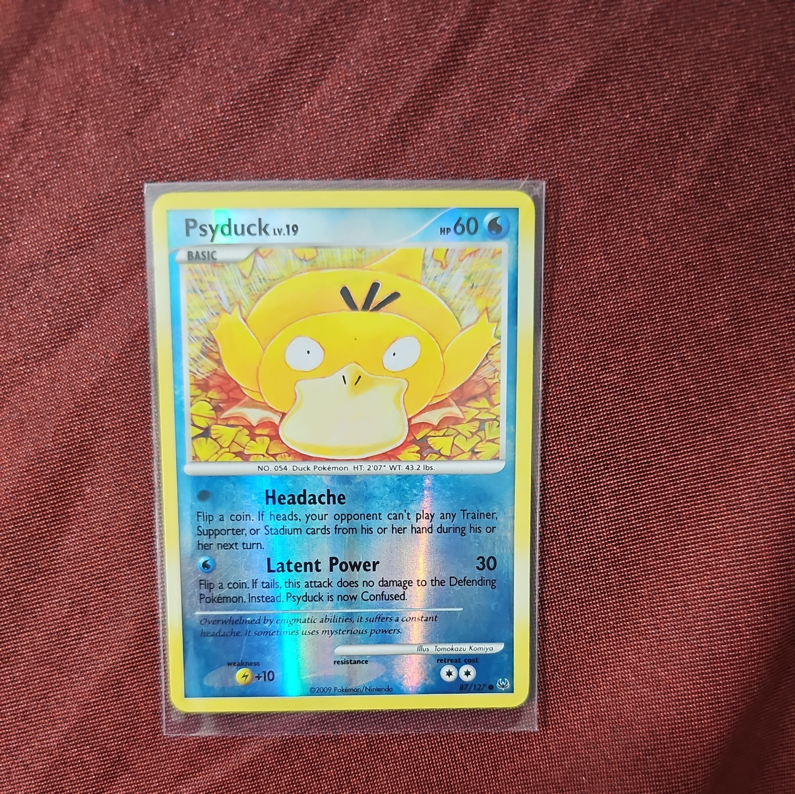 Psyduck 87/127 Platinum Reverse Common Pokemon TCG NM/LP