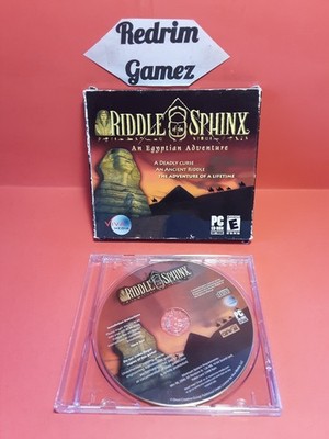 Riddle Of The Sphinx w/Slip Cover Windows PC CD-Rom Video Games Puzzle