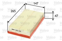 Valeo Luftfilter 585010 FüR Ford