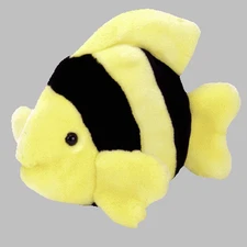 Ty Large Plush Beanie Buddy - Bubbles the Fish  MWMT
