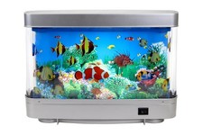 NEW NEAT TRENDY Sensory Artificial Aquarium Lamp Virtual Fake Fish Motion Tank