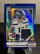 2024 Panini Donruss Jaxon Smith-Njigba Optic Threads #DTB-JSN Blue Hyper