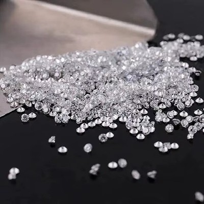 1.2MM Round Loose Lab Grown CVD Diamond 100PCS EF Color VS/VVS CLARITY Certified