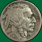 1917 Buffalo Nickel Very Fine VF Coin #41465