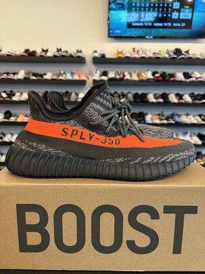 Adidas Yeezy Boost 350 V2 Carbon Beluga Size 13 Brand New HQ7045 Orange Grey