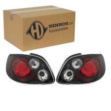 DIEDERICHS TUNING RÜCKLEUCHTEN SATZ SCHWARZ KLARGLAS passend für PEUGEOT 206