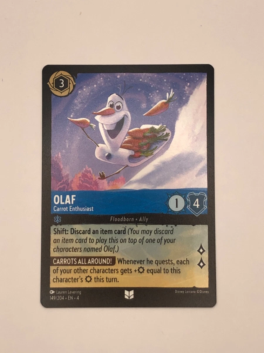Olaf - Carrot Enthusiast 149/204 Ursula's Return for sale | eBay