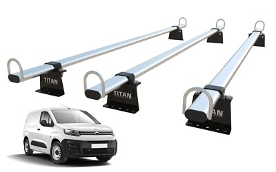 TITAN Van Roof Rack Bars for VAUXHALL COMBO OPEL COMBO Cargo