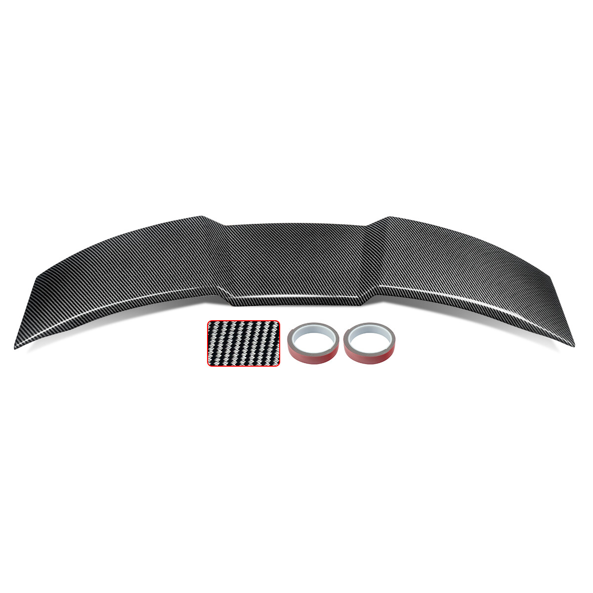 Rear Trunk Spoiler Wing Lip For 2019-2022 Toyota RAV4 Carbon Fiber Look