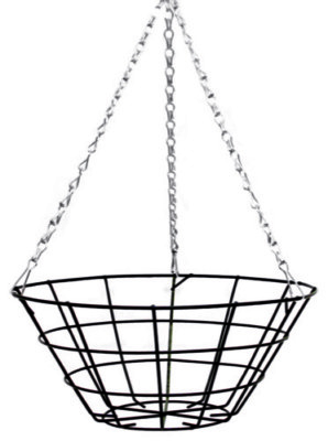 Growing Garden Metal Basic 16 Wire Hanging Baskets Flat Bottom