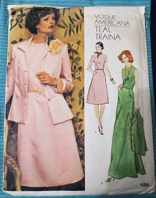 VOGUE AMERICANA DESIGNER MUSTER für JACKE & KLEID von TEAL TRAINA (für Strick)