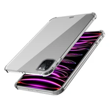 For iPad Pro 12.9" (6th/5th/4th Gen) Case Clear TPU Shockproof Protective Cover