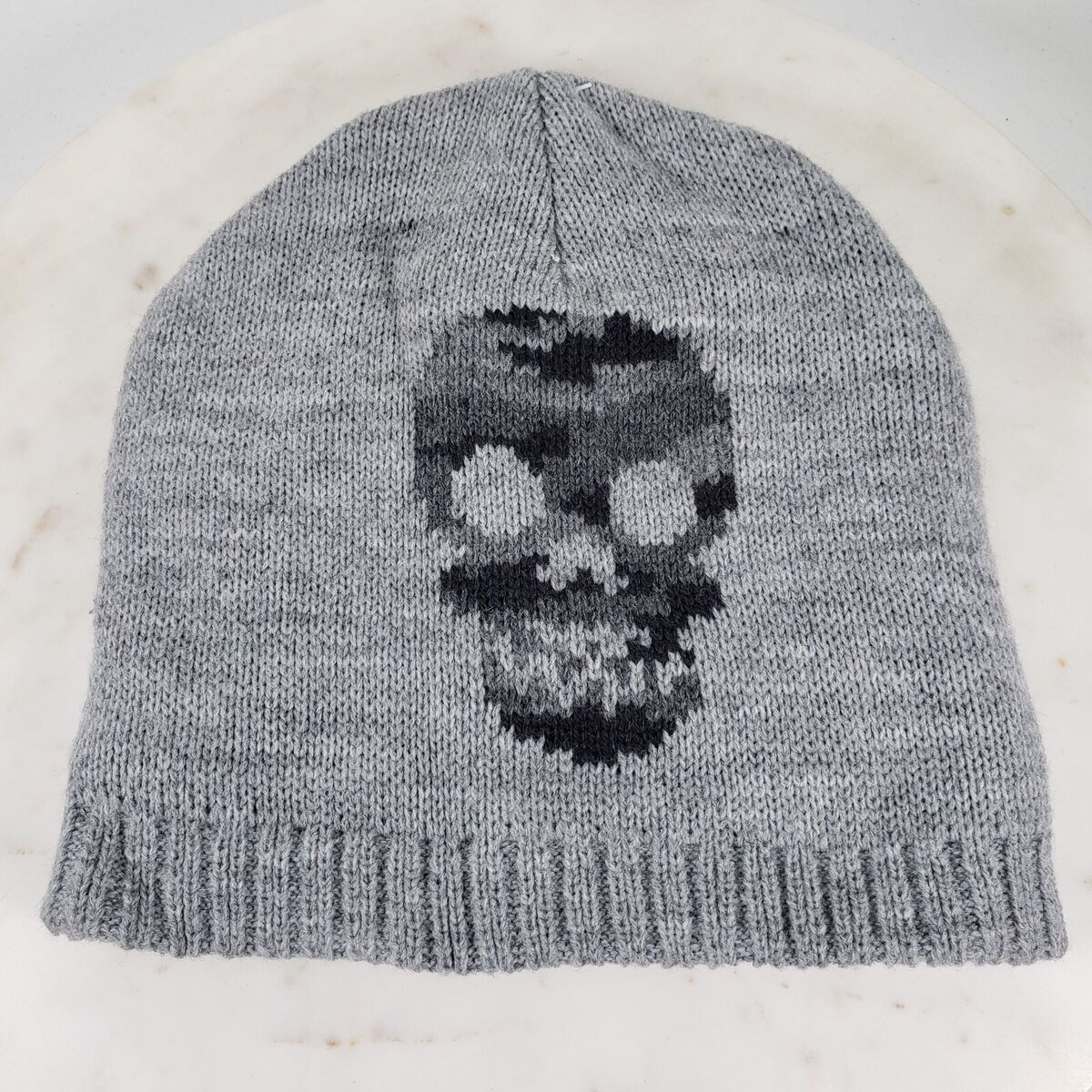 Zara Kids Beanie Cap Skull Beanie Hat Gray OS Stretch Zara Kids Beanie Cap Skull Beanie Hat Gray OS Stretch