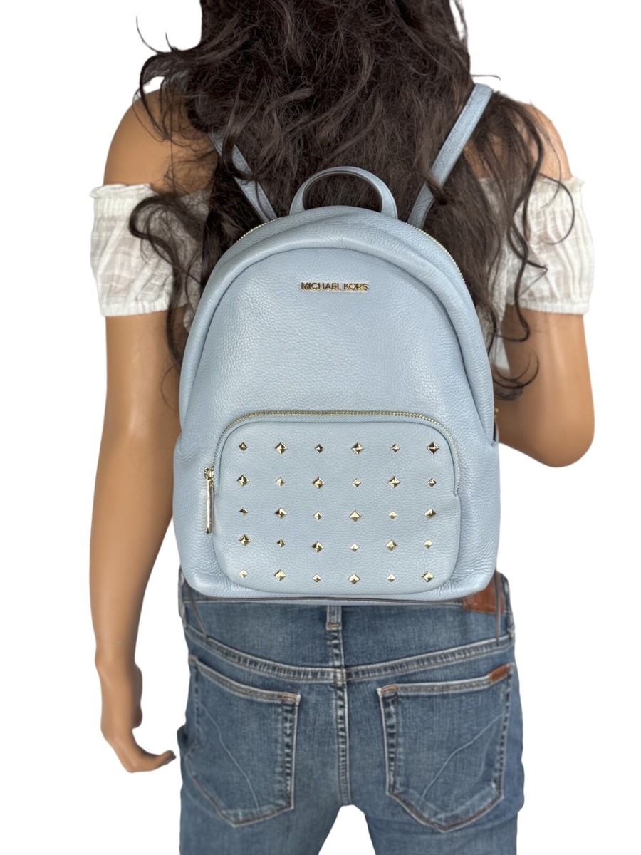 Michael Kors Erin Medium Backpack Pale Blue/Gold | eBay display picture 1
